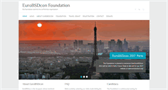 Desktop Screenshot of eurobsdconfoundation.org