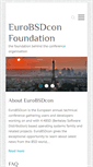 Mobile Screenshot of eurobsdconfoundation.org